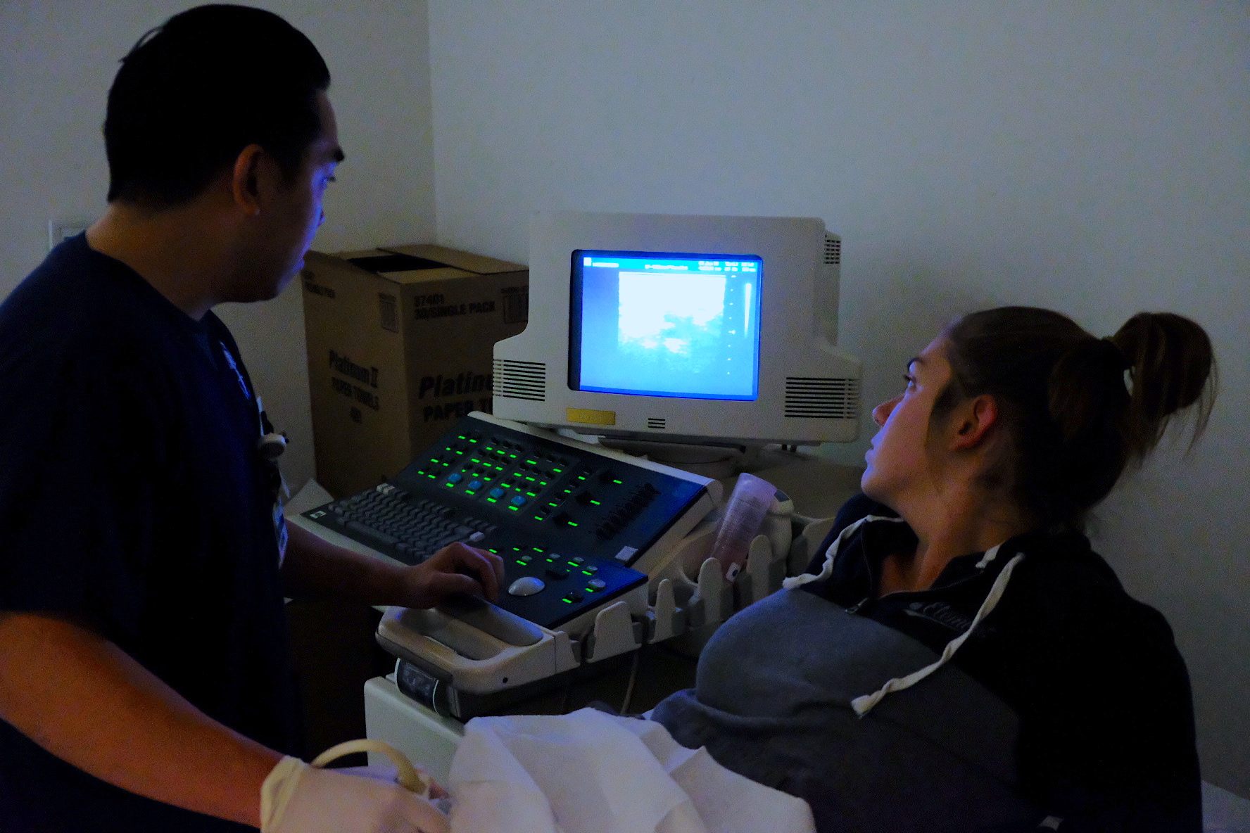 ultrasound class is hands-on and takes place in small class sizes within real-life labs.