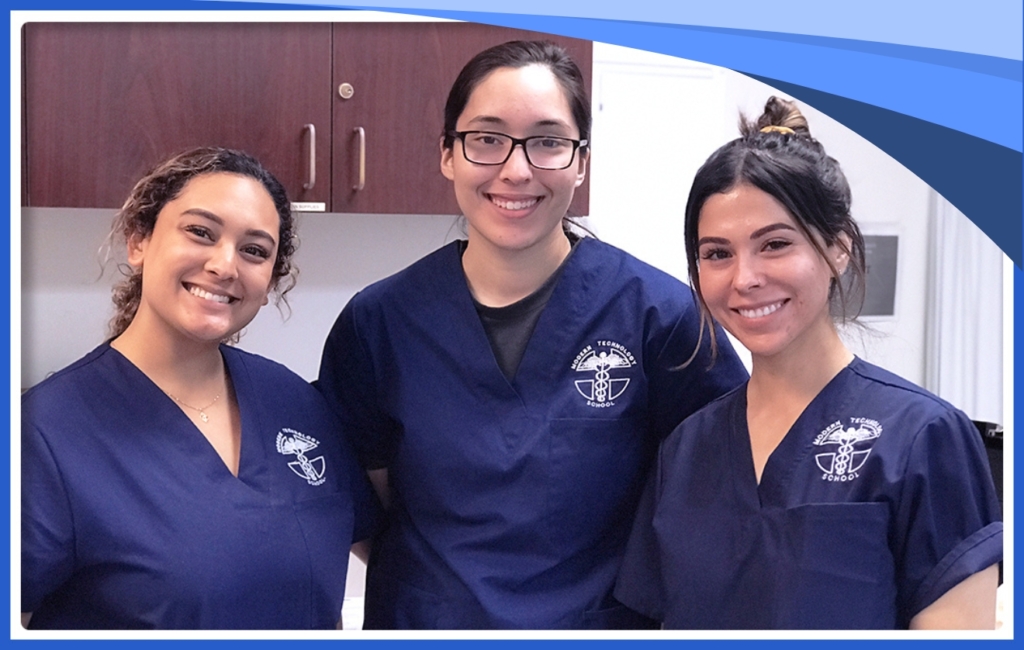 Students in our Medical Assistant Class at Modern Technology School, Orange County, CA